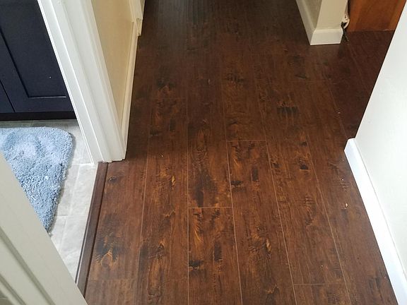 wood look Laminate floors-Living Room & Hallway