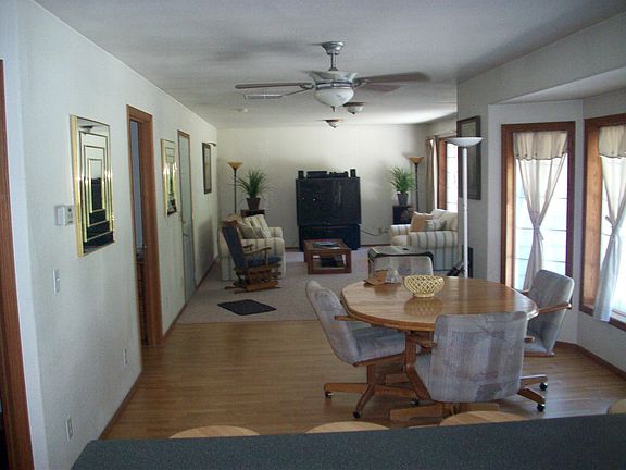 Breakfast nook and family room