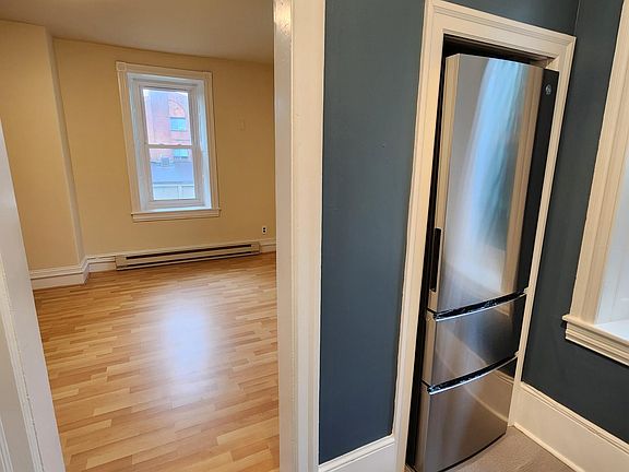 kitchen with built in refrigerator