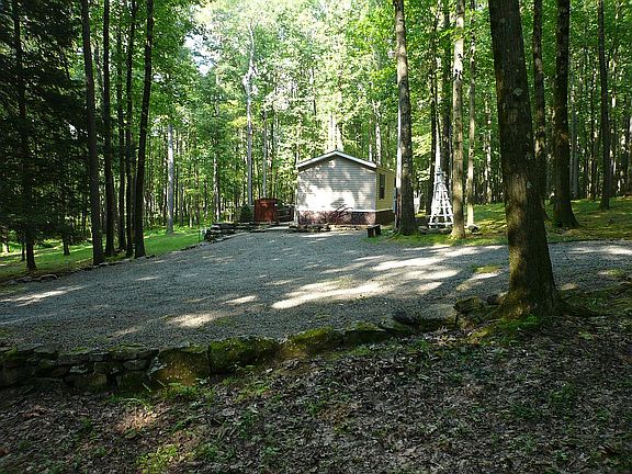 View from bottom of driveway