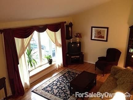 Living Room with New Bow Window