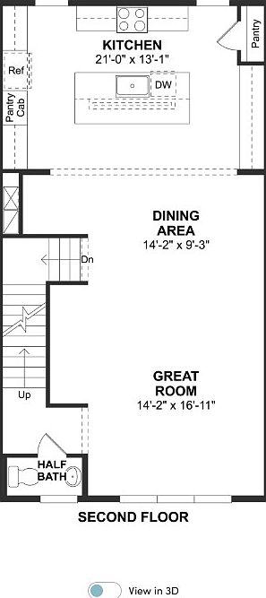 Second floor floorplan