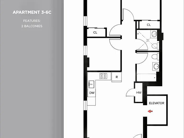 293 Hawthorne St #6C — Photo 2