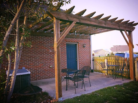 Back yard pergola 