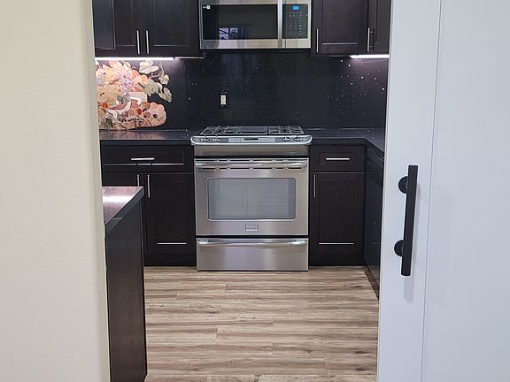 Bedroom to kitchen