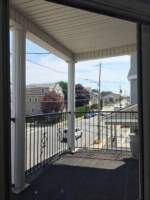 Beautiful street view porch