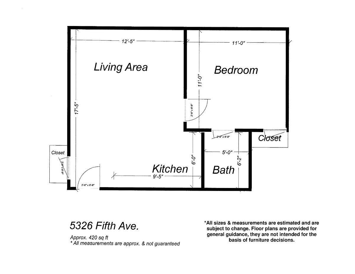 Floor plan 5326 Fifth Ave-15-Available 8-1-26