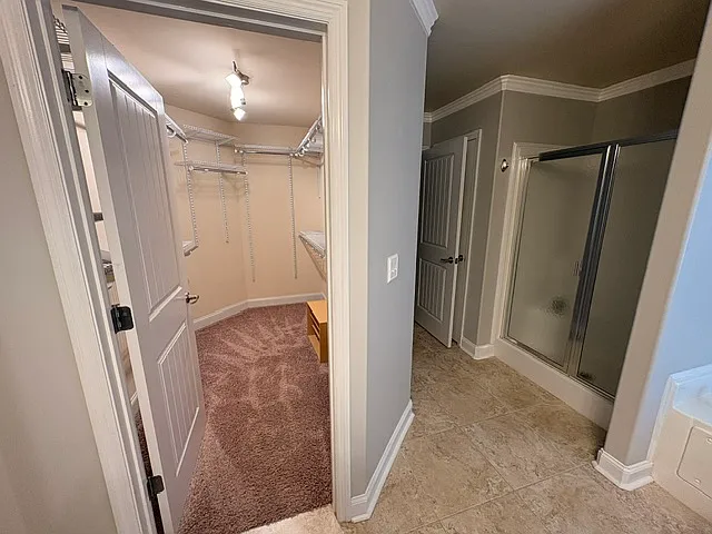 walk in closet in Master bath