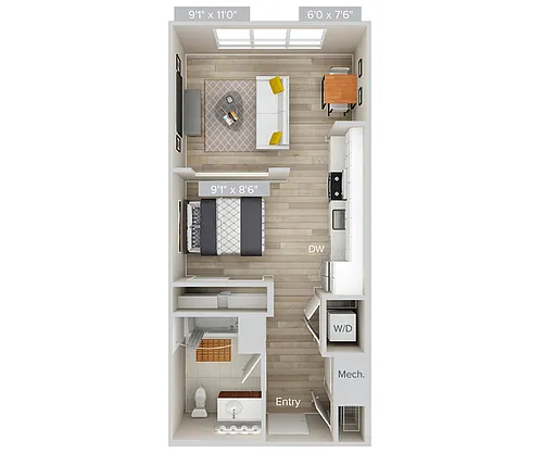 Floor plan S6PS-517-signa