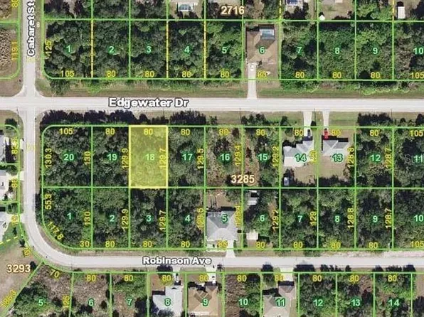 17313 EDGEWATER DRIVE LOT 18, PORT CHARLOTTE, FL 33948