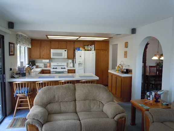 view of kitchen fromnn Family rm