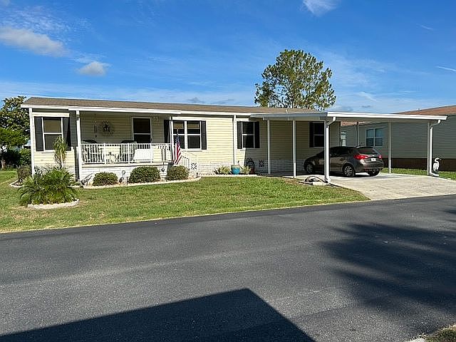 Front porch and car port