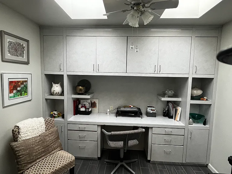Built in desk