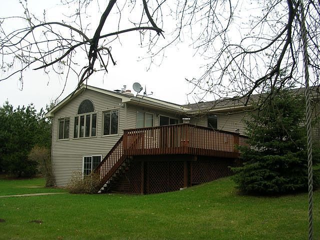 Lovely deck off the four season sun room