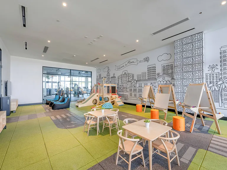 A vibrant environment designed for children's imagination and exploration