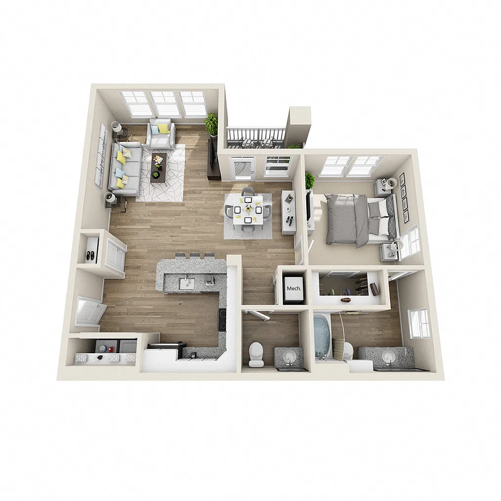 Floor plan A2A