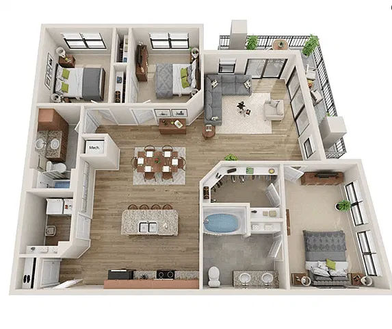 Floor plan C3