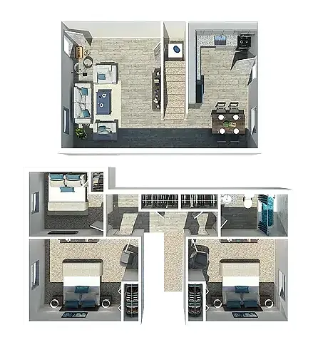 Floor plan C1THR