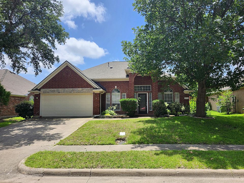 Front elevation with two car garage