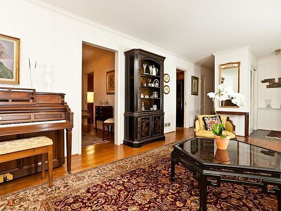 A glimpse into the kitchen and hallway