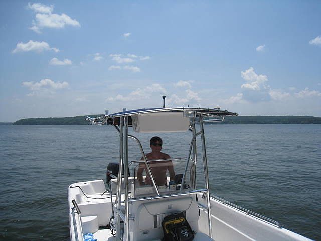 14,000 acre Jordan Lake just down the street.