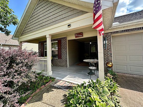 Inviting front porch
