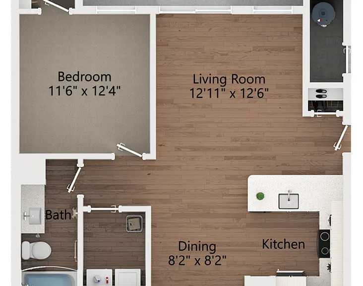 1 Bedroom | 1 Bath 1 Bedroom | 1 Bath