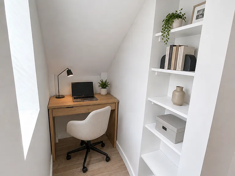 Main bedroom storage/office nook