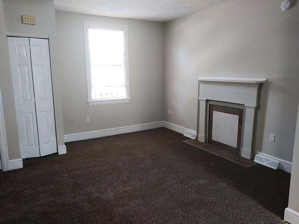 Living area with new carpet