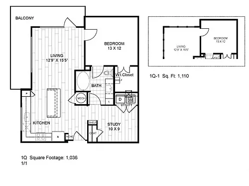 Floor plan A9 Renovated
