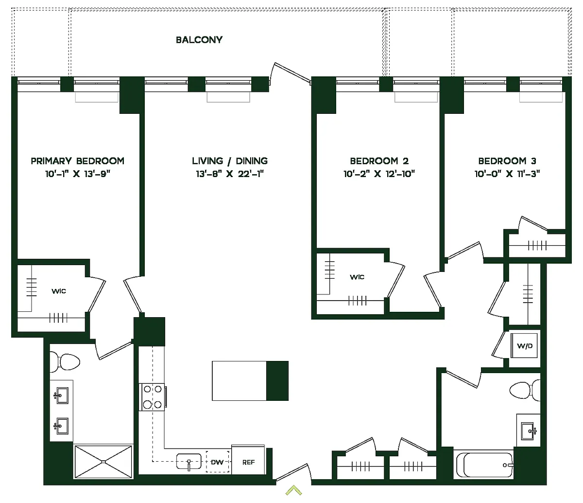 Floor plan C7W