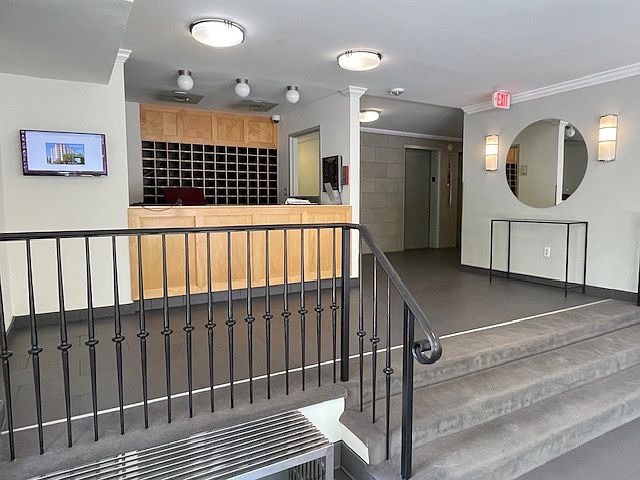Sunny updated lobby and concierge desk!