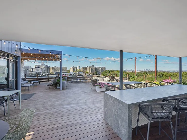 Rooftop lounge