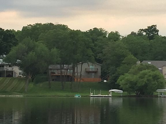 No wake area of lake 