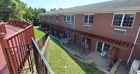 Large deck and patios provide residents quality outdoor living spaces.
