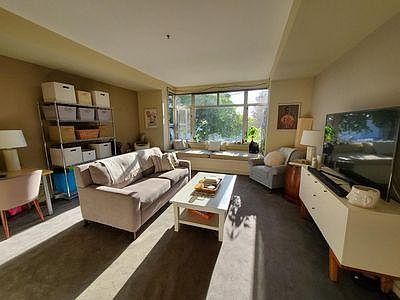 Large Living Room with built in large window seat