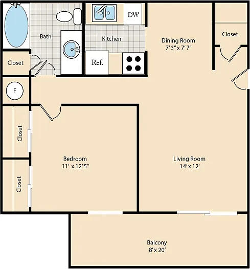 Floor plan The Elm