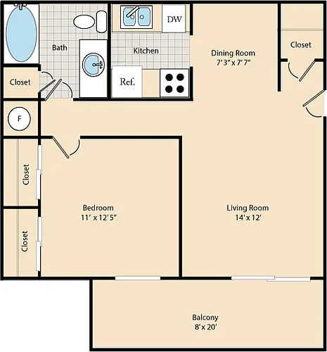 Floor plan The Elm