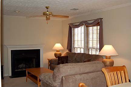 Family room with fireplace and windows...great plan!