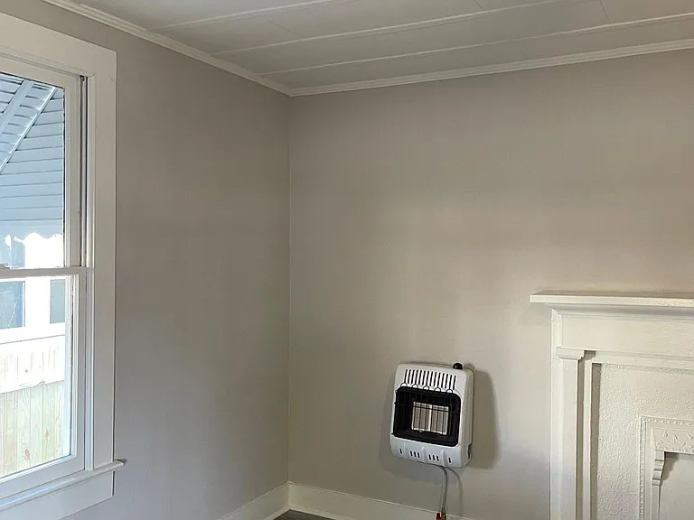 First bedroom looking to side of house