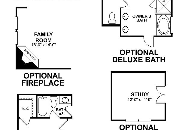 Trinity II First Floor Options