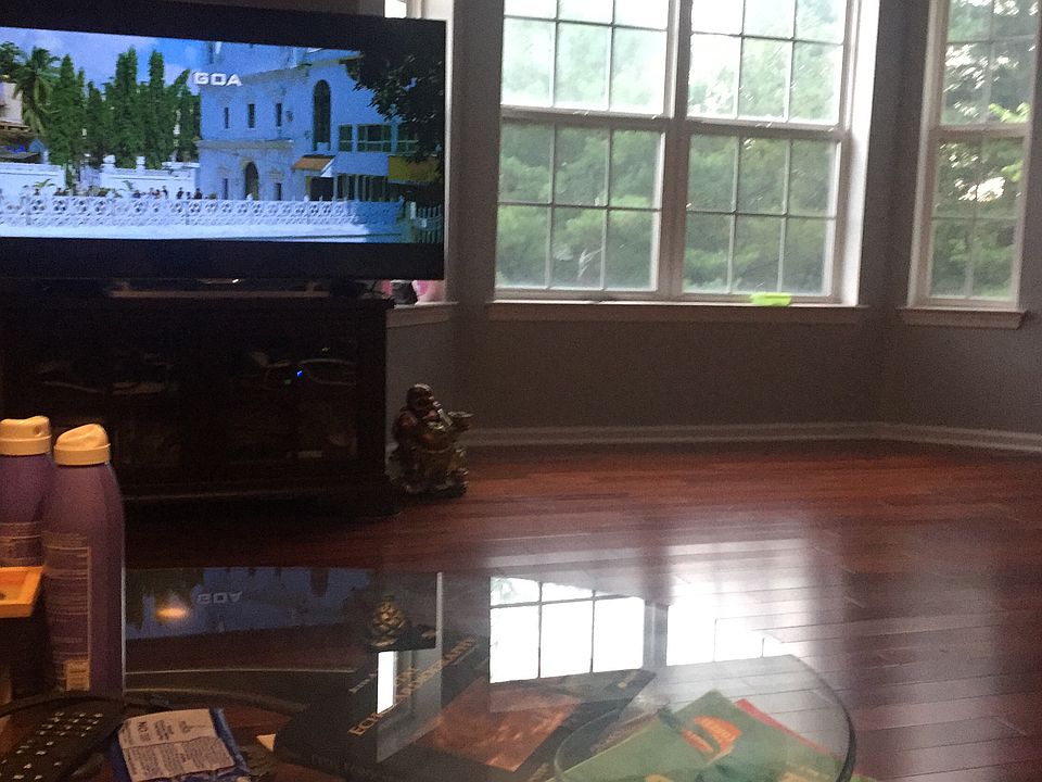 Living room new hardwood flo