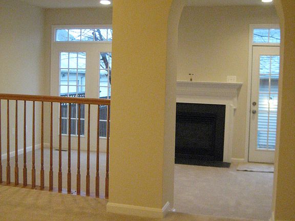 STEP DOWN FAMILY ROOM W/FP