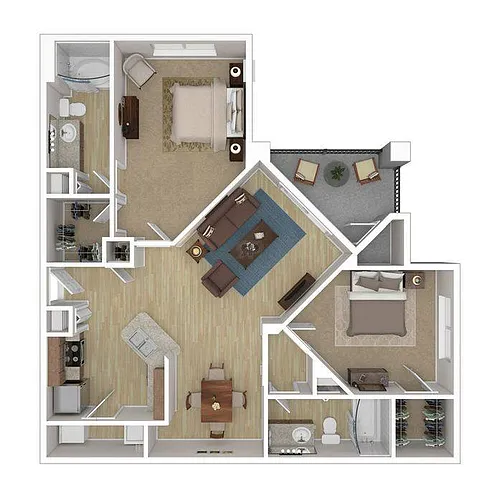 Floor plan B3