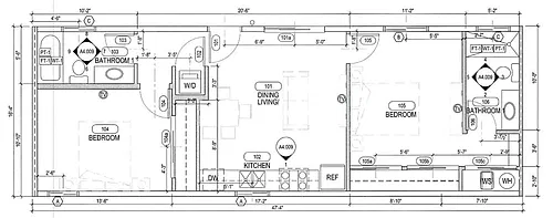 Floor plan Two Bedroom