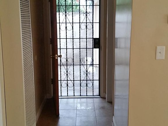 Front entrance looking from inside the living room