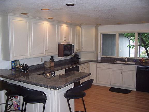 Totally remodeled kitchen.