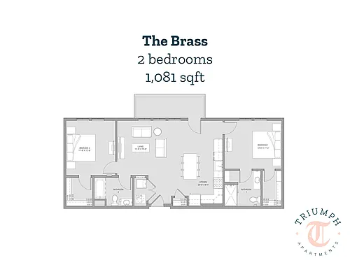 Floor plan The Brass