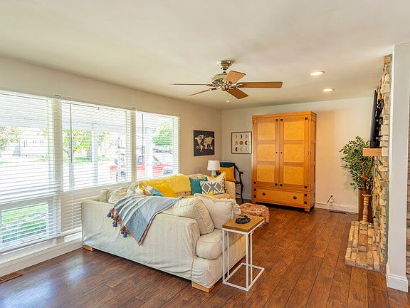 Enjoy the spacious, open living room and kitchen/dining area