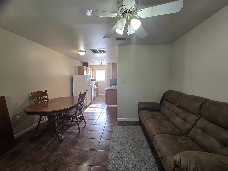 Living Room with sofas and dining table included